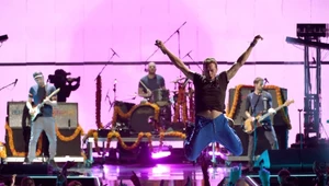 Zespół Coldplay podczas koncertu
