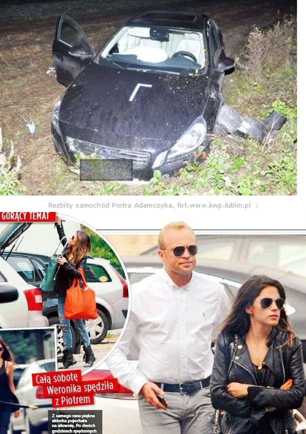 Weronika Rosati i Piotr Adamczyk Weronika Rosati i Piotr Adamczyk