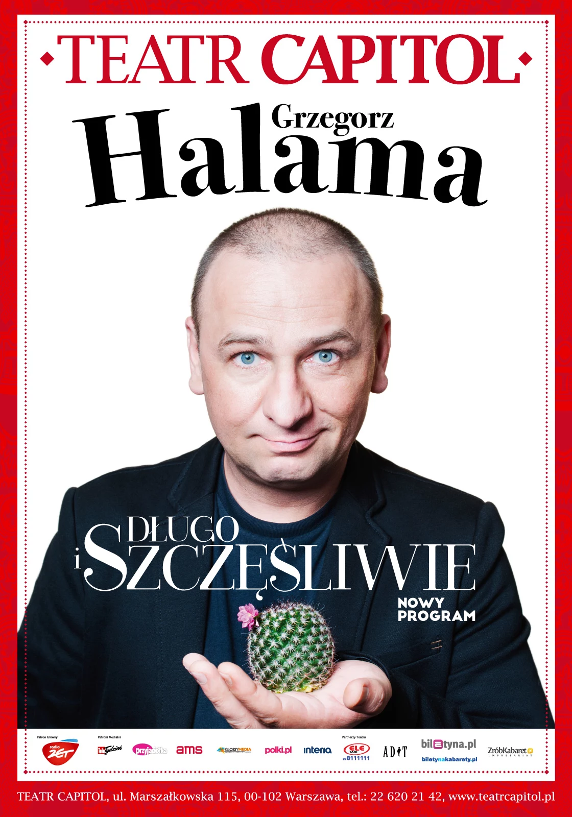 Zapraszamy na nową odsłony Grzegorza Halamy w Teatrze Capitol Zapraszamy na nową odsłony Grzegorza Halamy w Teatrze Capitol