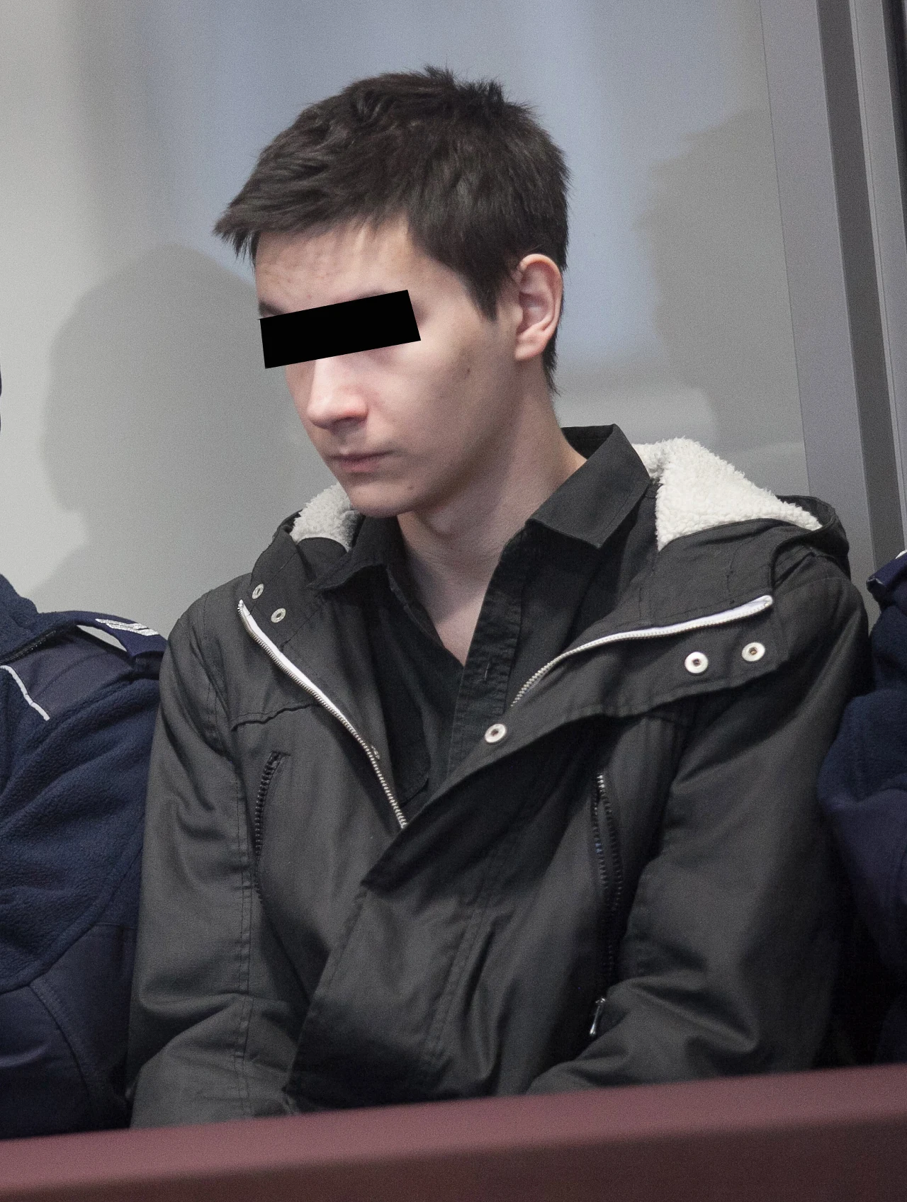 Kamil N. podczas rozprawy 4 grudnia Kamil N. podczas rozprawy 4 grudnia