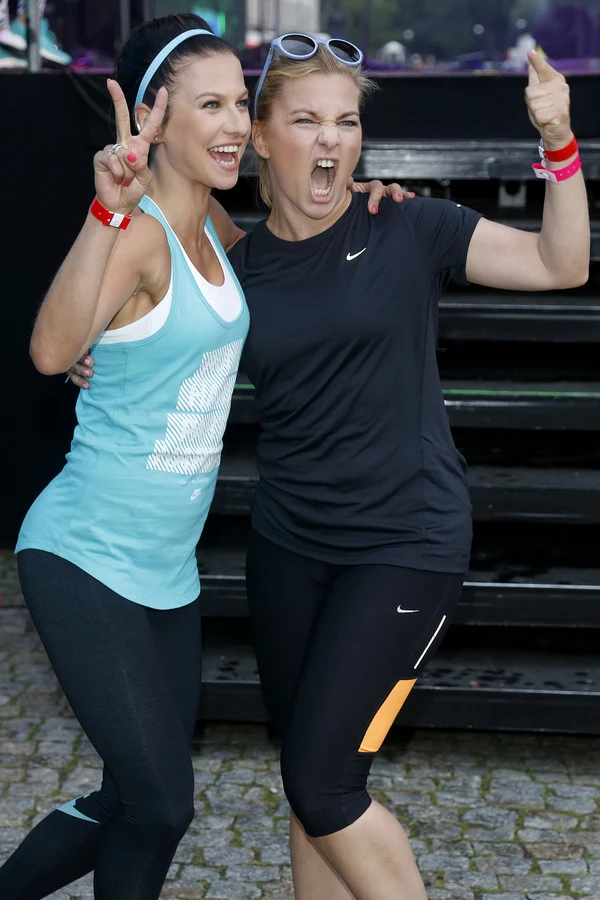 Katarzyna Bujakiewicz i Anna Lewandowska Katarzyna Bujakiewicz i Anna Lewandowska