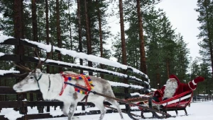 Dziś za umowne miejsce zamieszkania św. Mikołaja uznaje się lapońskie Rovaniemi