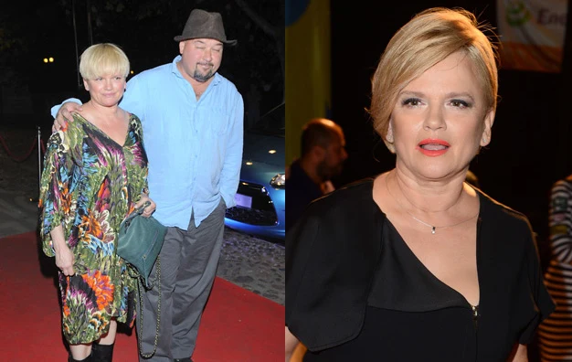 Katarzyna Figura z mężem Katarzyna Figura z mężem