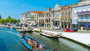 Aveiro. Listopad na portugalskiej plaży 