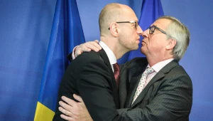 Arsenij Jaceniuk i Jean-Claude Juncker