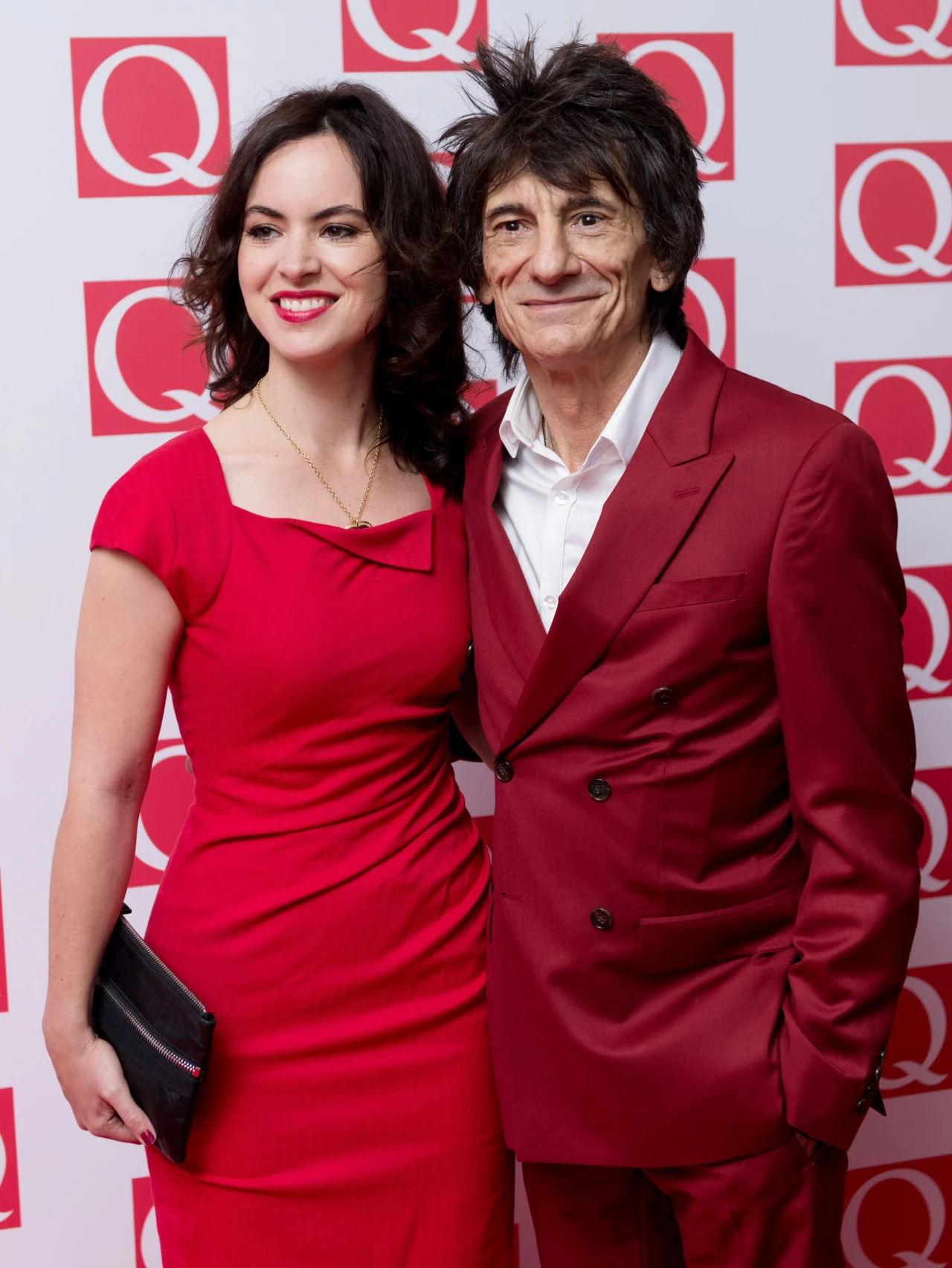 Ronnie Wood z żoną Ronnie Wood z żoną