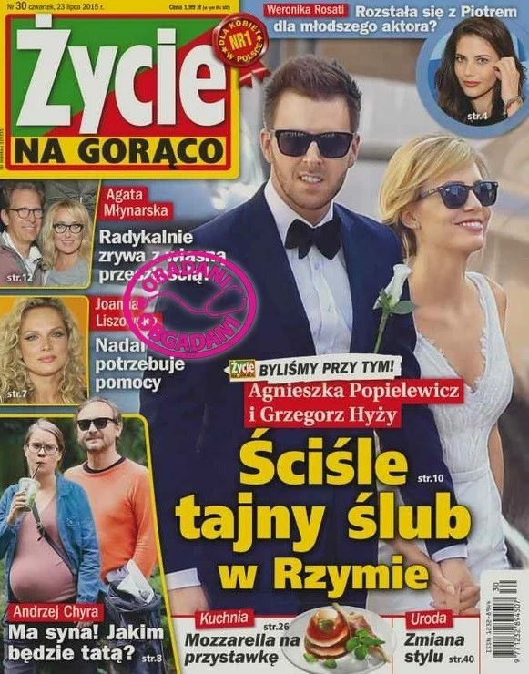 Agnieszka Popielewicz i Grzegorz Hyży Agnieszka Popielewicz i Grzegorz Hyży