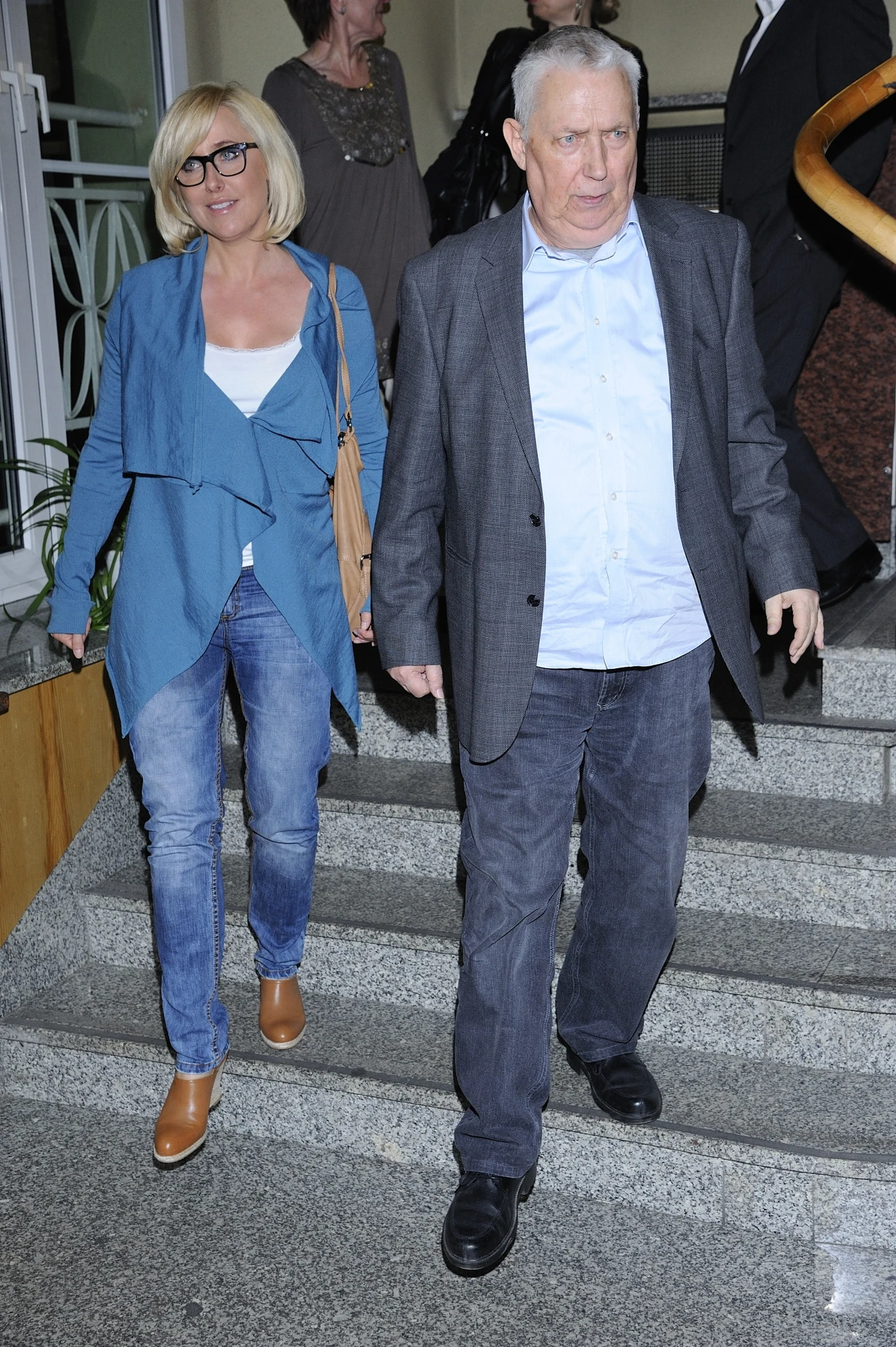 Wojciech Młynarski z córką Agatą