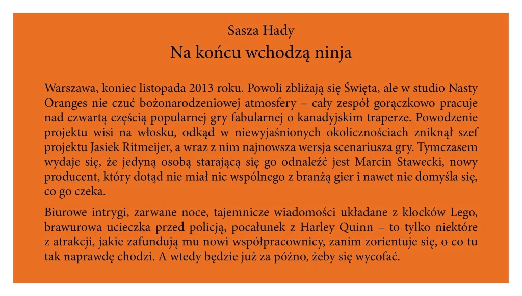 Na końcu wchodzą ninja Na końcu wchodzą ninja
