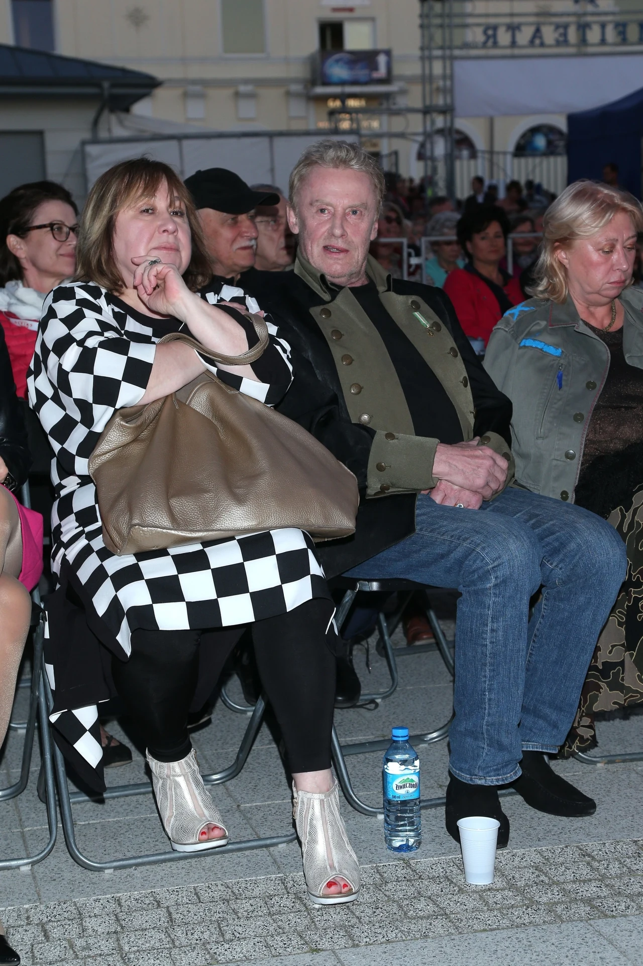 Daniel Olbrychski z żoną Daniel Olbrychski z żoną