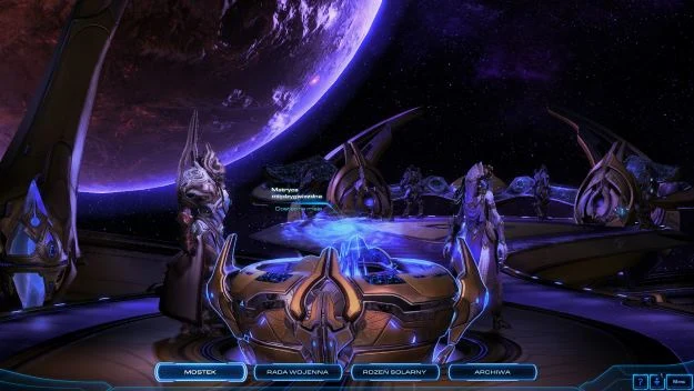 Statek kosmiczny Włócznia Aduna pełni funkcję centrum dowodzenia