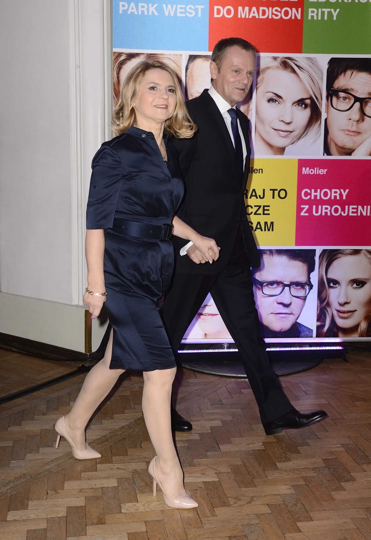 Donald Tusk z żoną Donald Tusk z żoną