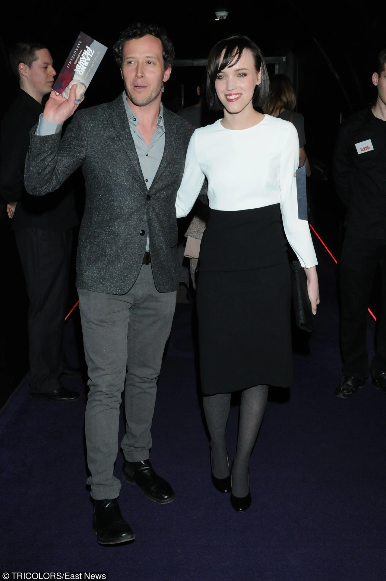 Andrzej Deskur z partnerką Andrzej Deskur z partnerką