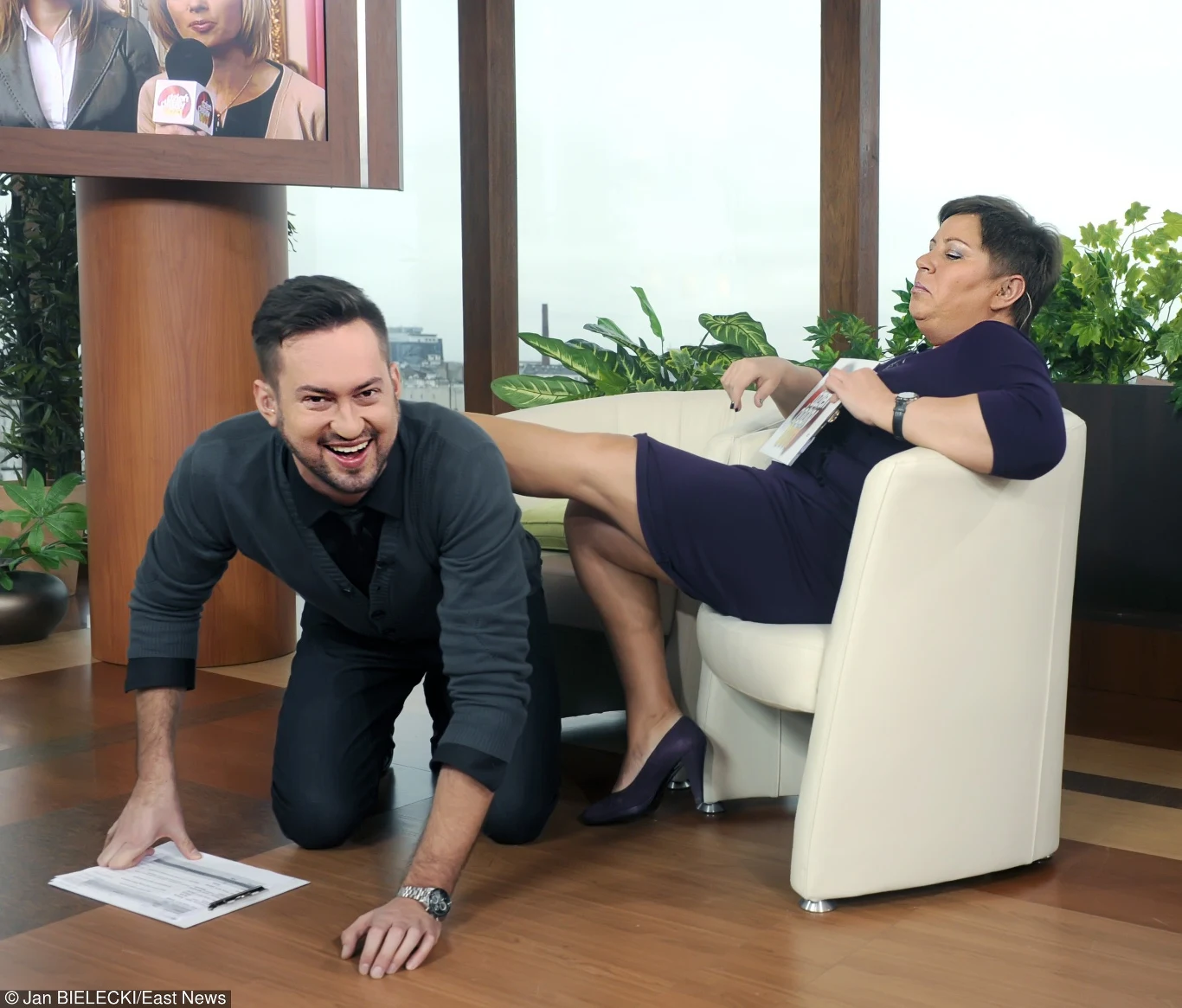 Marcin Prokop i Dorota Wellman 