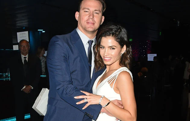 Channing Tatum z żoną Channing Tatum z żoną