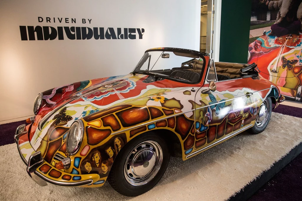 Porsche 356 C 1600 SC Cabriolet z 1964 roku, które należało do Janis Joplin