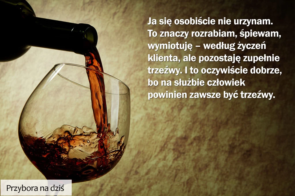 Przybora na dziś: 12 grudnia. KLIKNIJ i weź udział w konkursie "Miesiąc z Jeremim Przyborą" Przybora na dziś: 12 grudnia. KLIKNIJ i weź udział w konkursie "Miesiąc z Jeremim Przyborą"