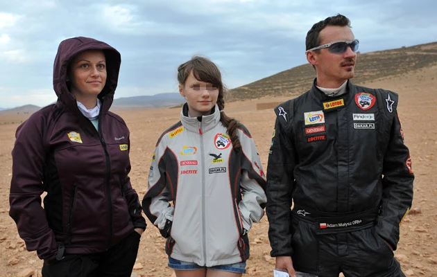 Iza, Adam i Karolina Malyszowie 