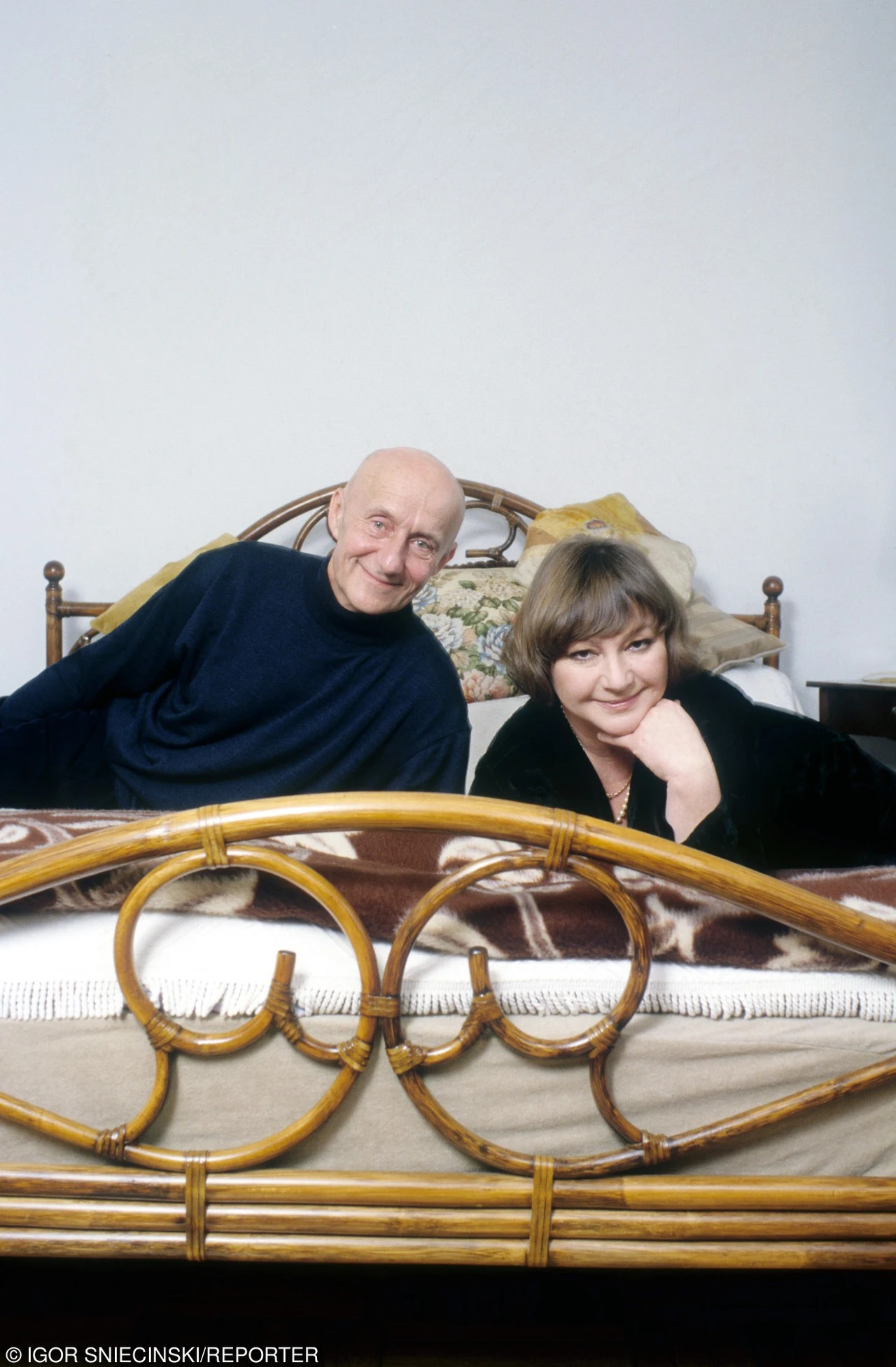 Marek Walczewski z żoną