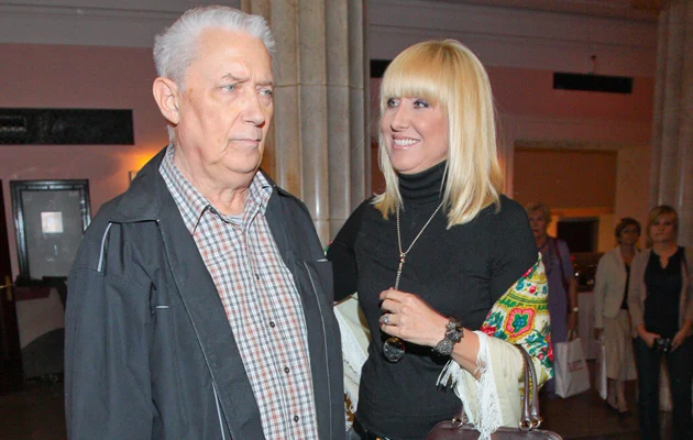 Agata Młynarska z ojcem