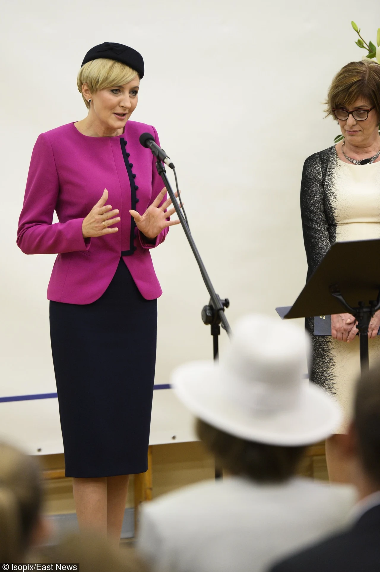 Agata Duda podczas wizyty belgijskiej pary królewskiej w Polsce Agata Duda podczas wizyty belgijskiej pary królewskiej w Polsce