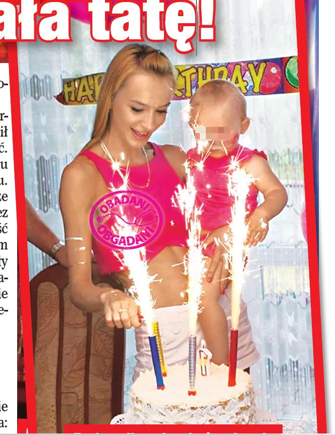 Magdalena Radomska z córką Zuzią