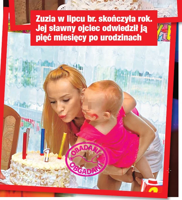 "Zuzia boi się taty" - mówi Radomska