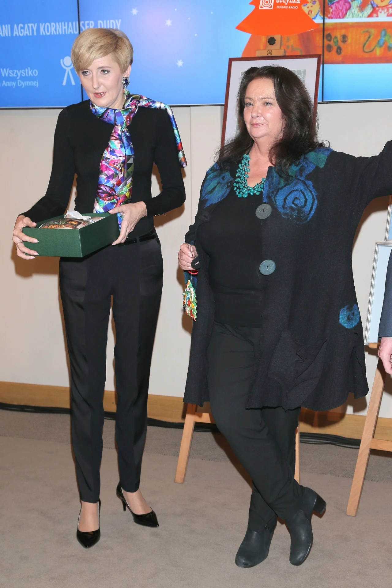 Anna Dymna w towarzystwie Agaty Dudy Anna Dymna w towarzystwie Agaty Dudy