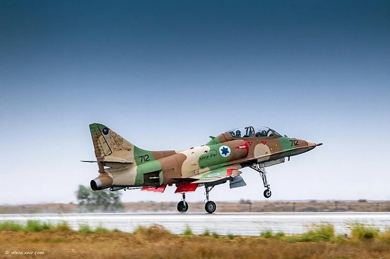 TA-4H Skyhawk.  Fot. Israeli Air Force 