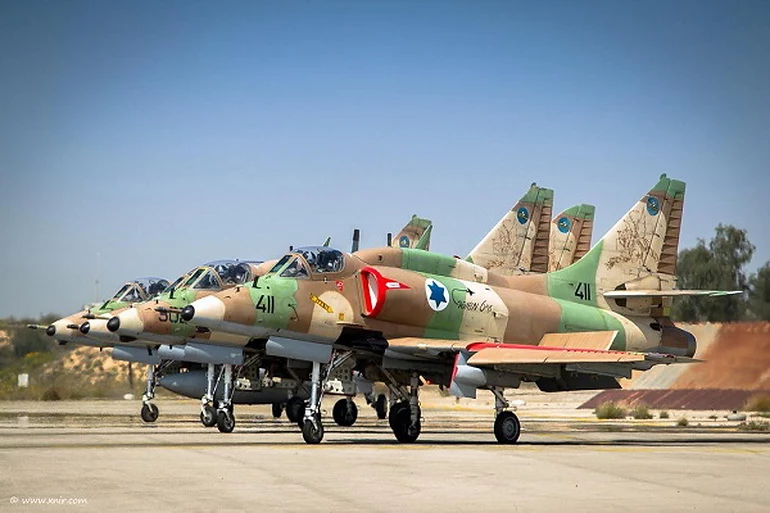 TA-4H Skyhawk.  Fot. Israeli Air Force 