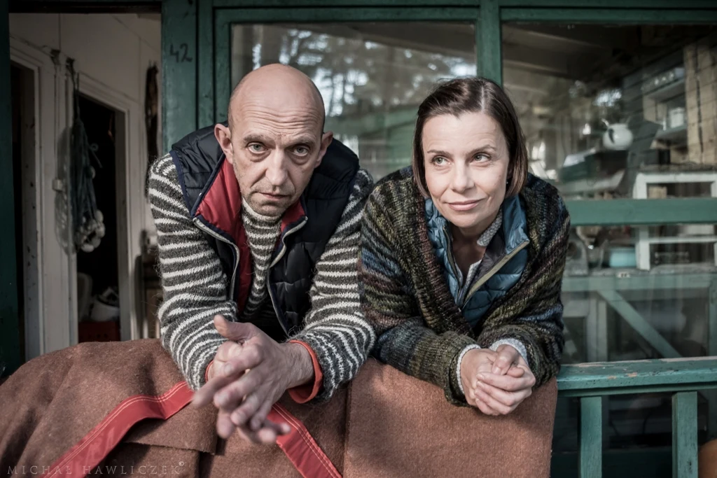 Janusz Chabior i Agata Kulesza w spaktaklu "Komety"