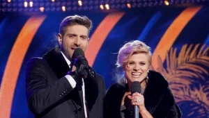 Maciej Dowbor i Anna Głogowska podczas sylwestrowego wieczoru w 2013 roku