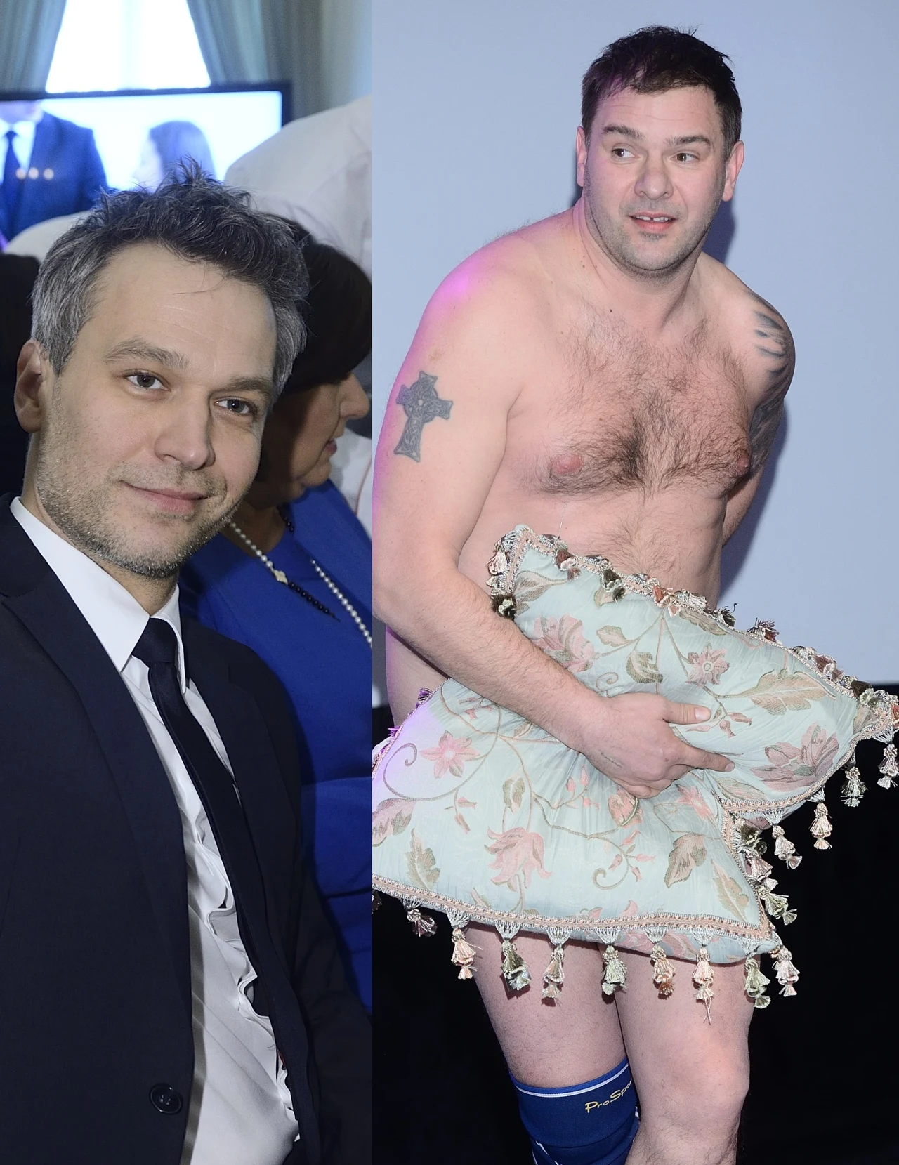 Michał Żebrowski i Tomasz Karolak Michał Żebrowski i Tomasz Karolak