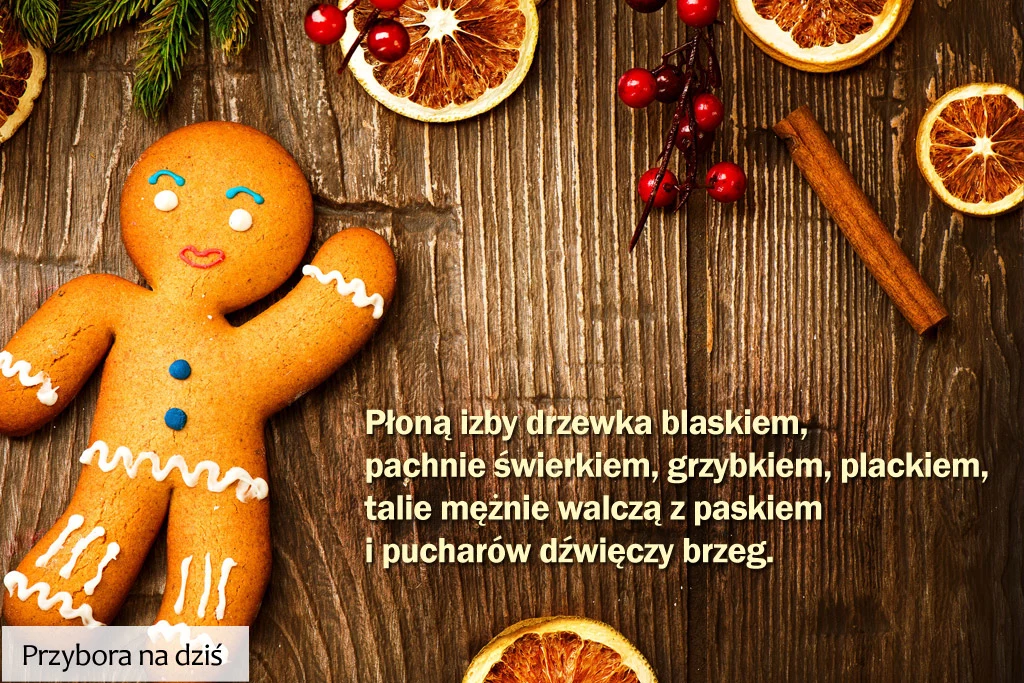 Przybora na dziś: 24 grudnia. KLIKNIJ i weź udział w konkursie "Miesiąc z Jeremim Przyborą" Przybora na dziś: 24 grudnia. KLIKNIJ i weź udział w konkursie "Miesiąc z Jeremim Przyborą"