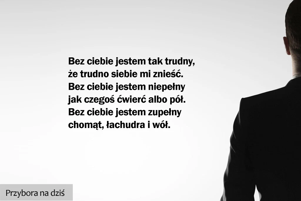 Przybora na dziś: 27 grudnia. KLIKNIJ i weź udział w konkursie "Miesiąc z Jeremim Przyborą" Przybora na dziś: 27 grudnia. KLIKNIJ i weź udział w konkursie "Miesiąc z Jeremim Przyborą"
