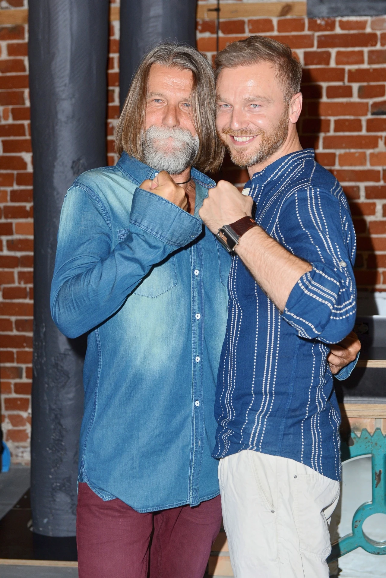 Krystian Wieczorek z ojcem Krystian Wieczorek z ojcem