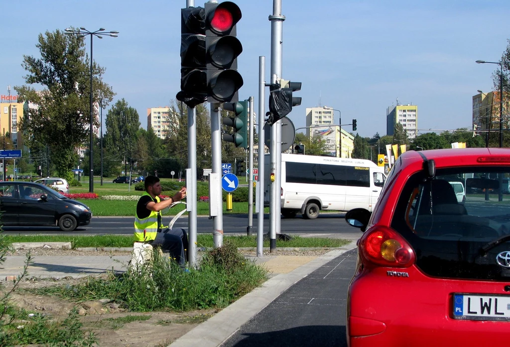 Sygnalizacja świetlna w Lublinie