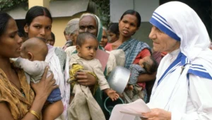 Matka Teresa zmarła w Kalkucie w  1997 roku