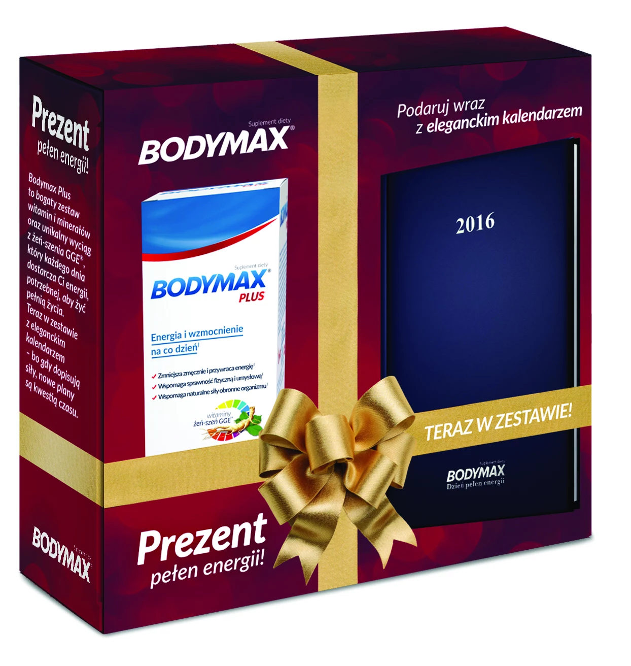 Energia i wzmocnienie na co dzień! TERAZ w prezencie z eleganckim kalendarzem na każdy dzień pełen energii. Bodymax Plus został stworzony specjalnie dla osób aktywnych oraz żyjących intensywnie. Sprawdź >> Energia i wzmocnienie na co dzień! TERAZ w prezencie z eleganckim kalendarzem na każdy dzień pełen energii. Bodymax Plus został stworzony specjalnie dla osób aktywnych oraz żyjących intensywnie. Sprawdź >>