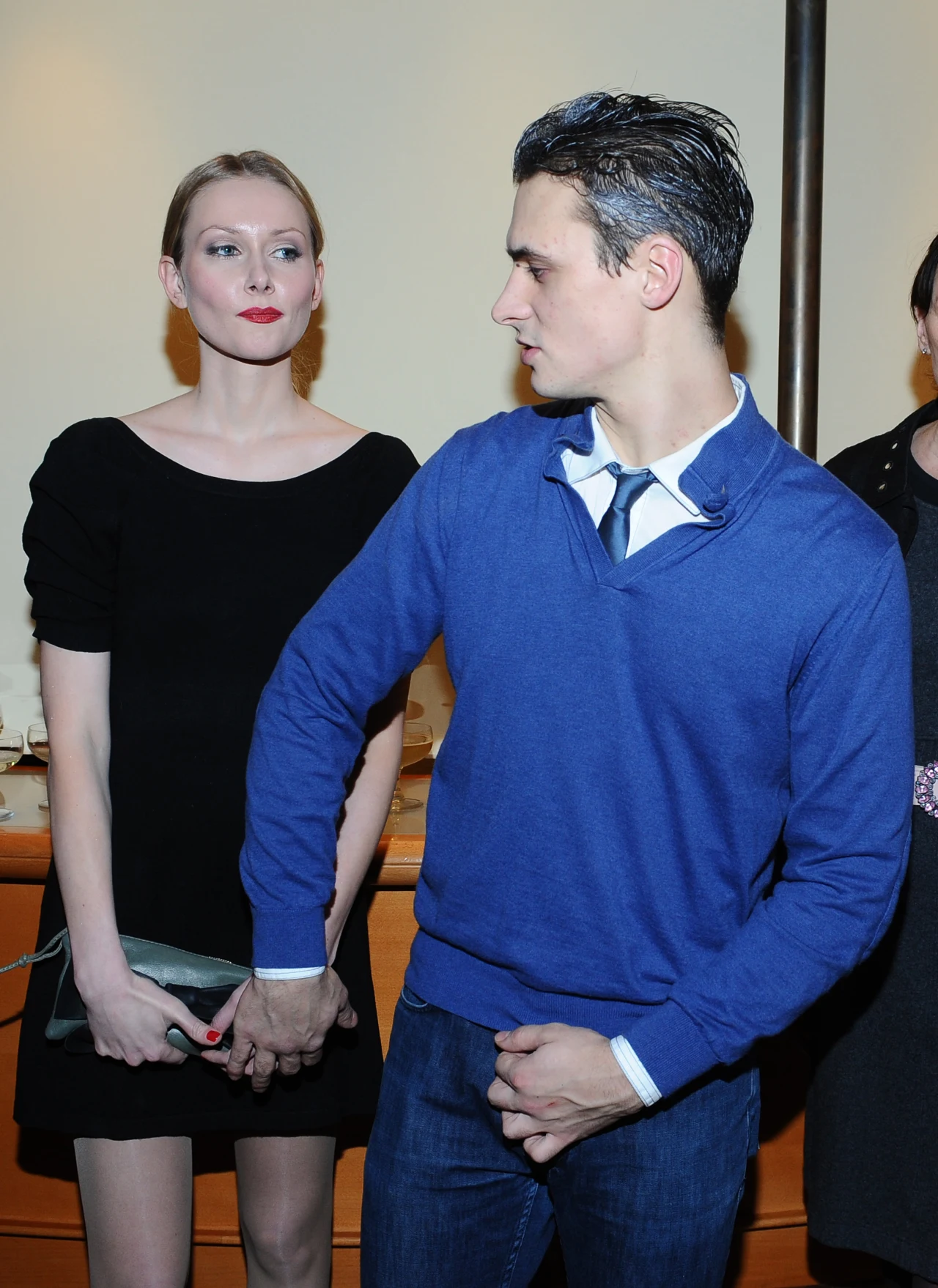 Mateusz Damięcki z byłą żoną Patrycją Mateusz Damięcki z byłą żoną Patrycją