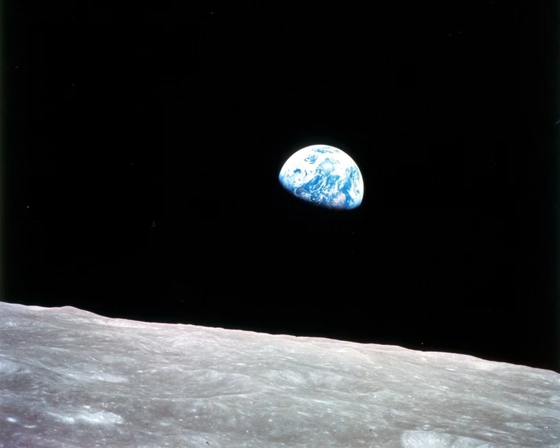 Kultowe zdjecie Ziemi wykonane przez załogę Apollo 8