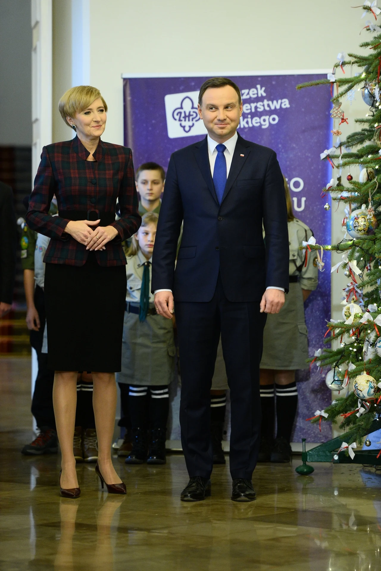 Andrzej Duda z żoną Andrzej Duda z żoną