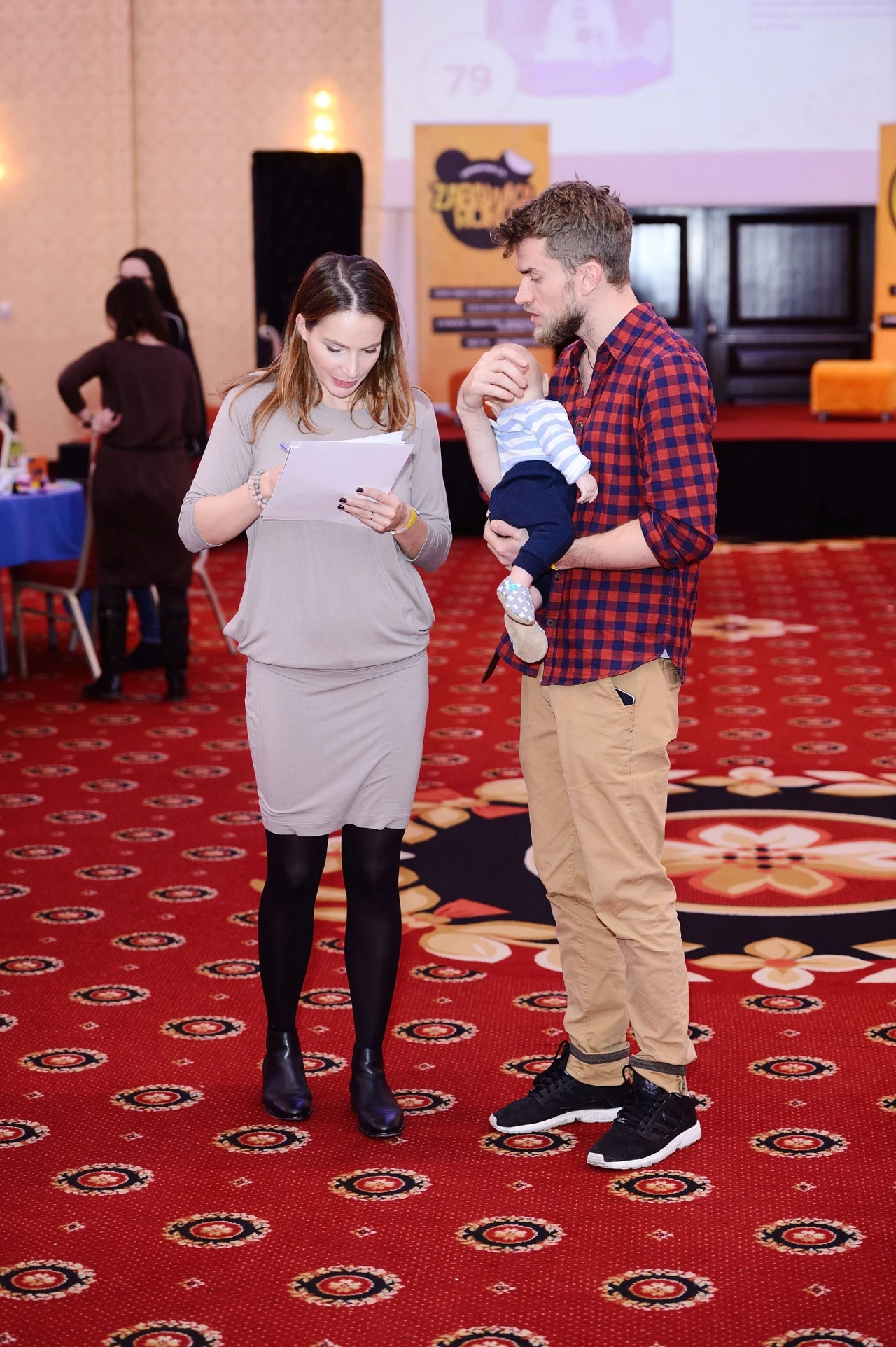 Anna Dereszowska z rodziną Anna Dereszowska z rodziną