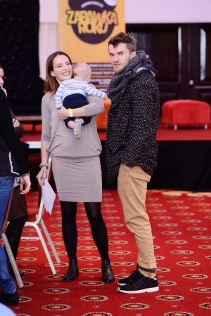 Anna Dereszowska z rodziną