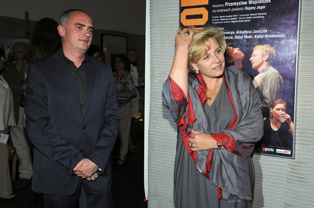 Mariusz Osadnik i Krystyna Janda 