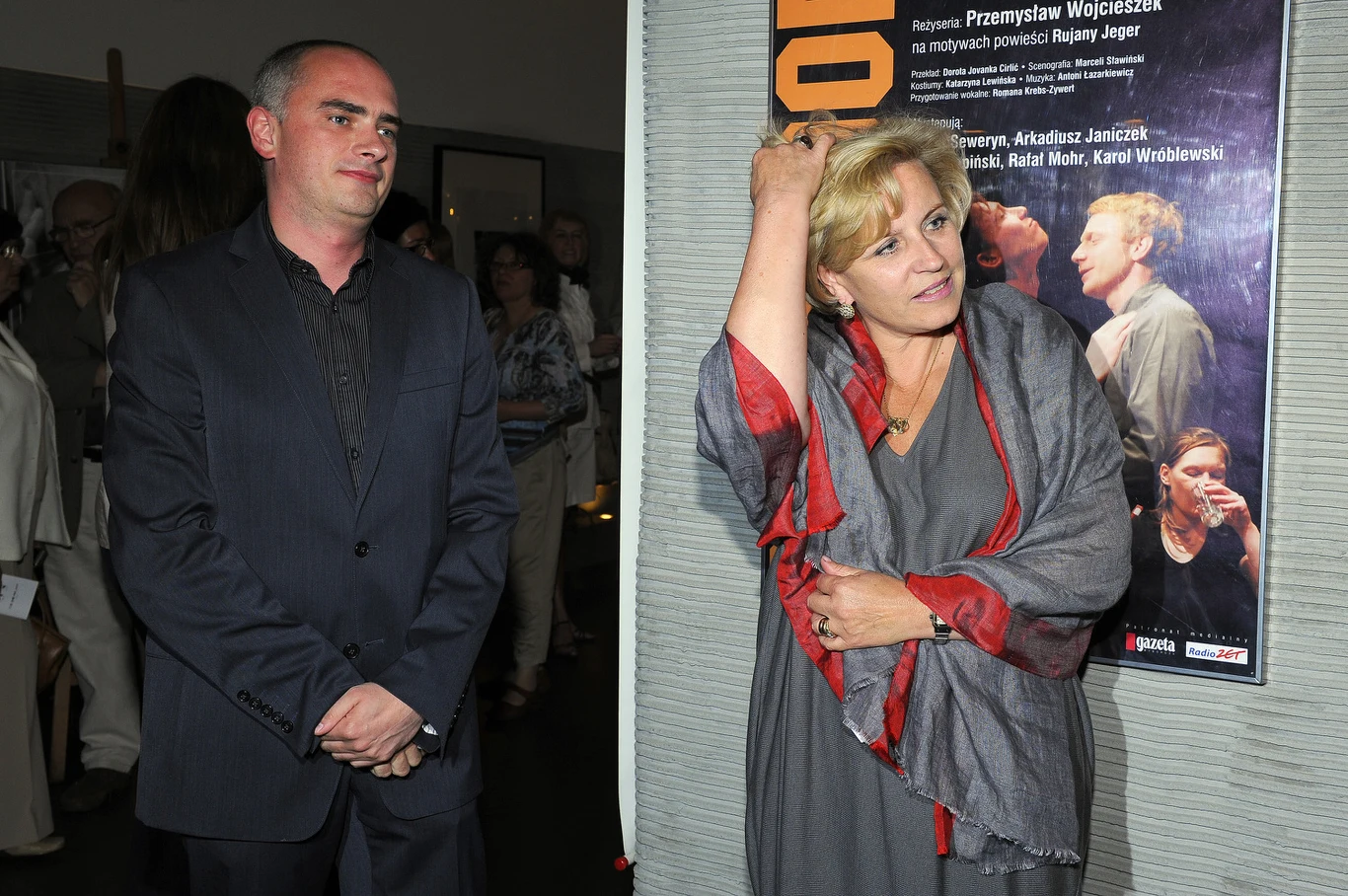 Mariusz Osadnik i Krystyna Janda 