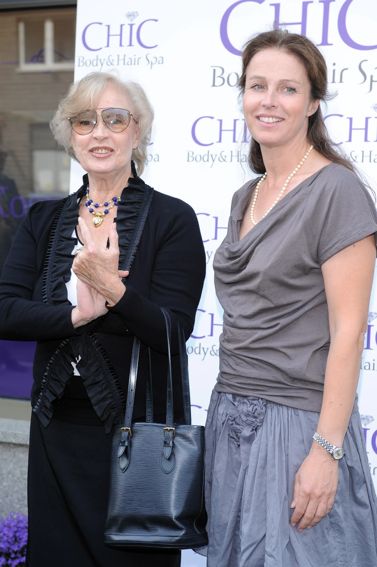 Beata Tyszkiewicz z córką Karoliną Beata Tyszkiewicz z córką Karoliną