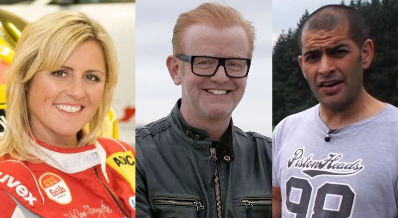 Sabine Schmitz, Chris Evans i Chris Harris