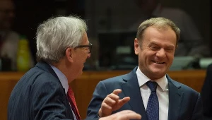 Jean-Claude Juncker rozśmiesza Donalda Tuska