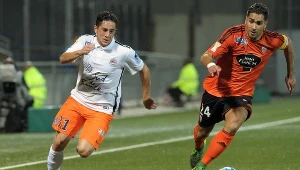 Z lewej zawodnik Montpellier Quentin Cornette